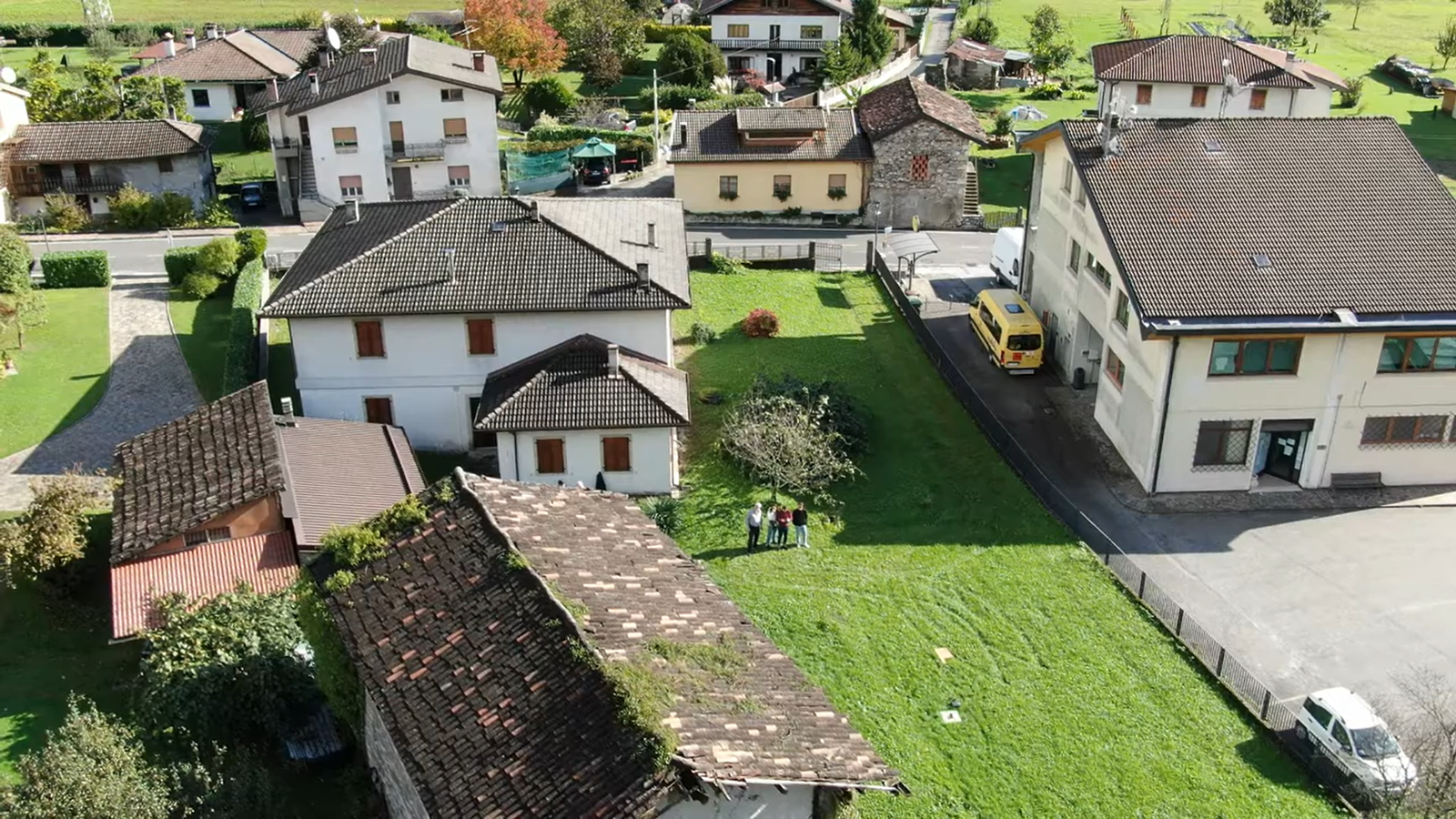 Casa della Basilica - Veduta aerea