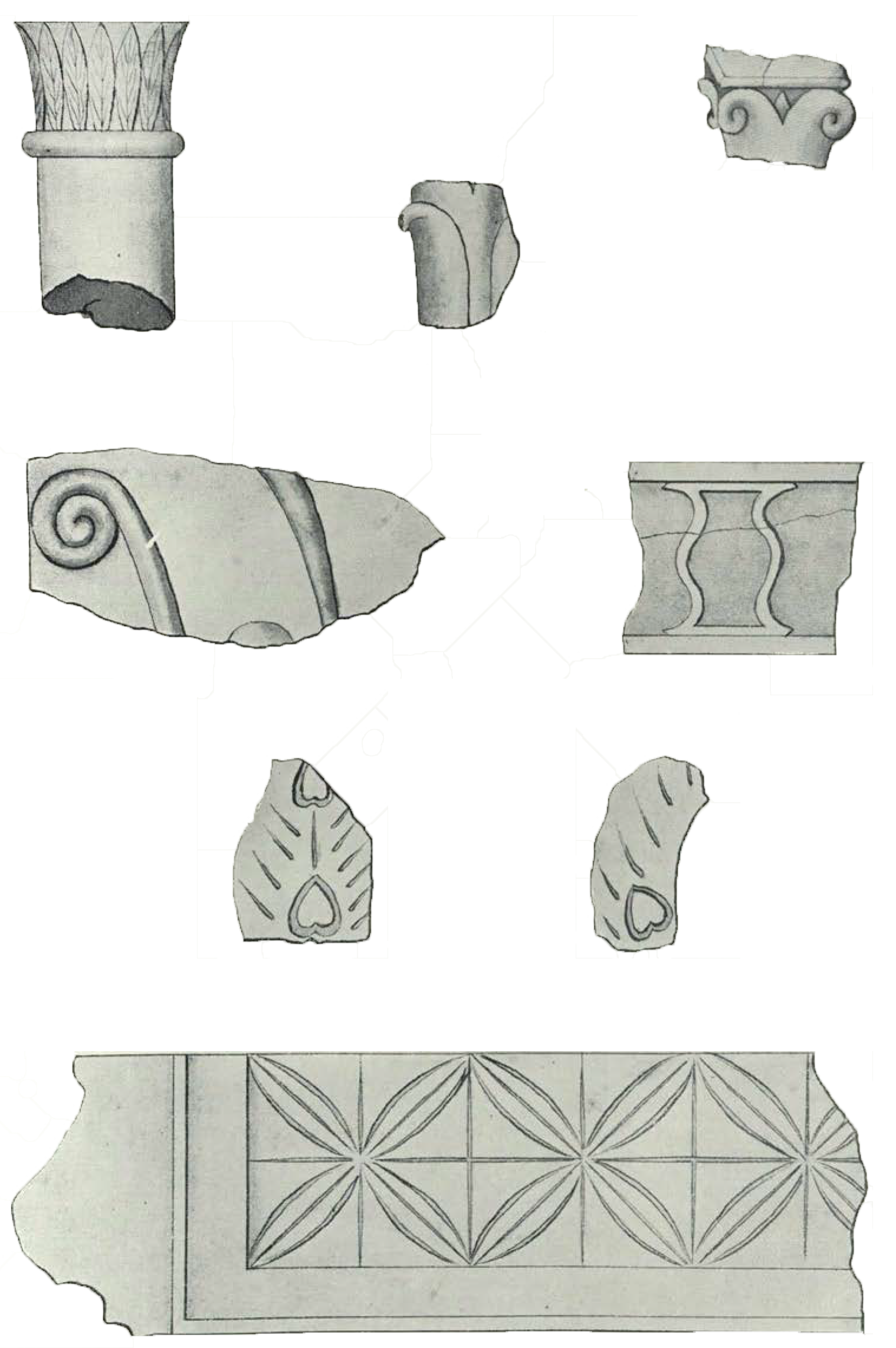 Frammenti architettonici della basilica